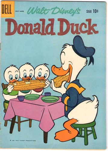 Donald Duck - Weekblad (Amerikaans) 72 - Donald Duck jul. '60, Softcover (Dell Comic)