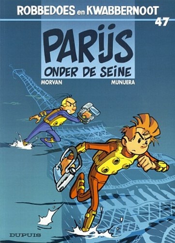 Robbedoes en Kwabbernoot 47 - Parijs onder de Seine, Softcover (Dupuis)