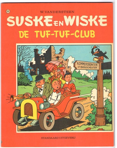 Suske en Wiske 133 - De Tuf-Tuf-club, Softcover, Eerste druk (1972) (Standaard Uitgeverij)