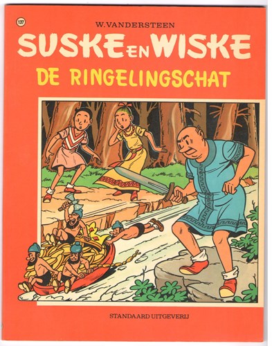 Suske en Wiske 137 - De Ringelingschat, Softcover, Eerste druk (1972), Vierkleurenreeks - Softcover