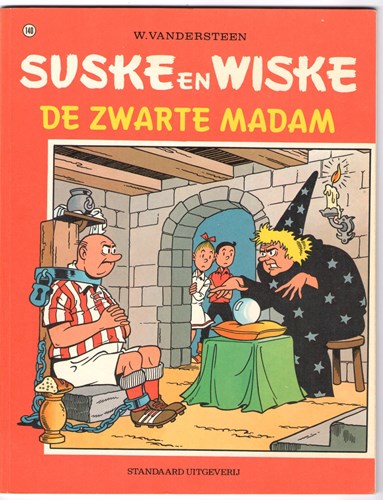 Suske en Wiske 140 - De zwarte madam, Softcover, Eerste druk (1973), Vierkleurenreeks - Softcover