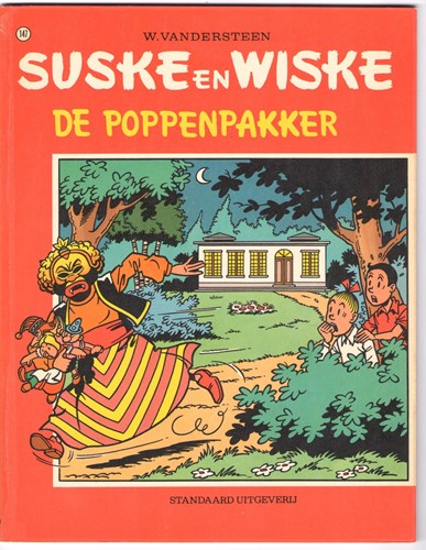 Suske en Wiske 147 - De poppenpakker, Softcover, Eerste druk (1974), Vierkleurenreeks - Softcover (Standaard Uitgeverij)