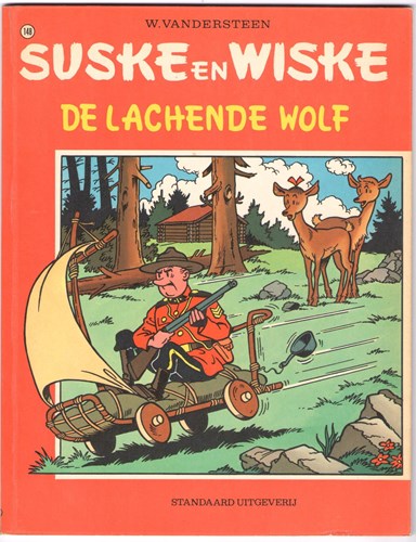 Suske en Wiske 148 - De lachende wolf, Softcover, Eerste druk (1974), Vierkleurenreeks - Softcover (Standaard Uitgeverij)