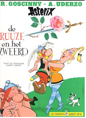 Asterix - Anderstalig/Dialect  - De ruuze en het zweerd, Hardcover (Albert René)