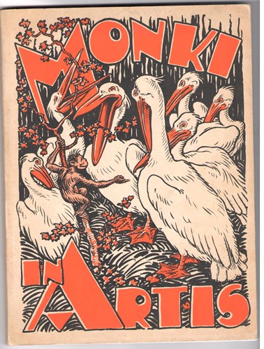 Monki  - Monki in Artis, Softcover, Eerste druk (1953) (Spaarnestad)