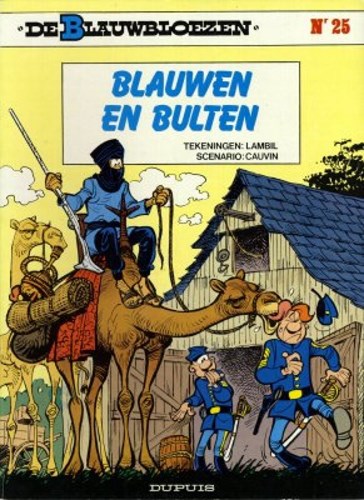 Blauwbloezen, de 25 - Blauwen en bulten, Softcover, Blauwbloezen - Dupuis (Dupuis)