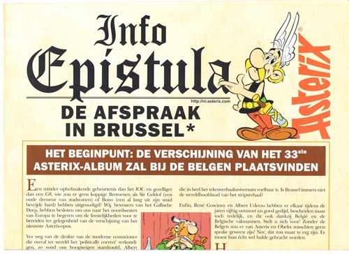 Asterix  - Info epistula, Persdossier (Albert René)