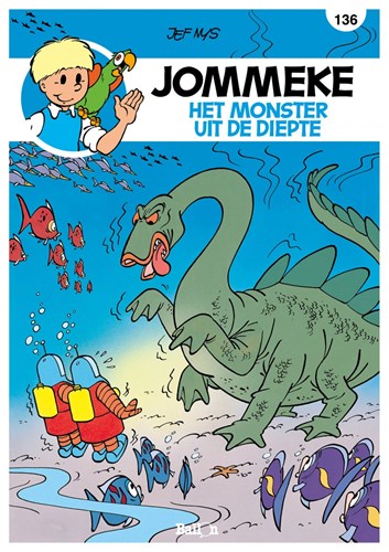 Jommeke 136 - Het monster uit de diepte, Softcover, Jommeke - Relook (Ballon)