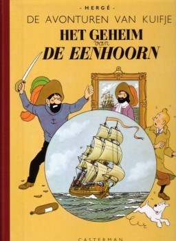 Kuifje 10 - Het geheim van de Eenhoorn, Hc+linnen rug, Kuifje - Facsimile kleur (Casterman)