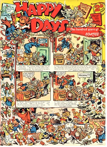 Secundaire literatuur  - Happy Days - One hundred years of Comics, Hardcover (Jupiter Books)