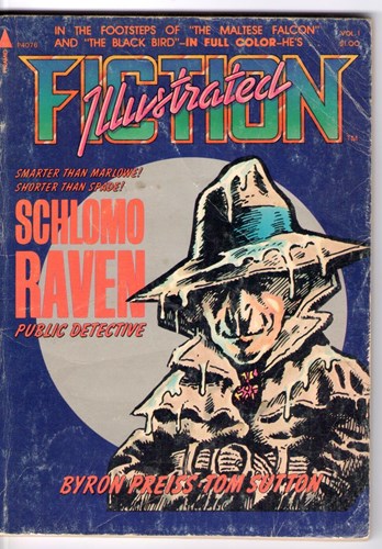 Fiction Illustrated 1 - Schlomo Raven, public detective, Softcover, Eerste druk (1976) (Pyramid Books)
