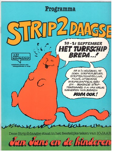 Programma strip 2 daagse Breda  - Jan, Jans en de kinderen, Softcover (Stripschap, het)