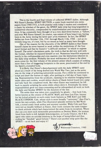 Spirit, the - Dailies 4 - The last 245 Dailies, Softcover (Ken Pierce)