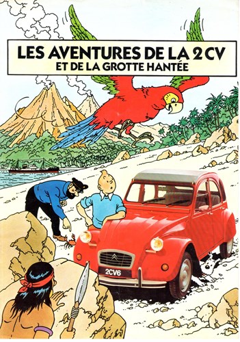 Citroën reclame uitgaven  - Les aventures de la 2cv et de la grotte hantée, Softcover (Citroën)