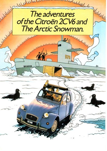 Citroën reclame uitgaven  - The adventures of the Citroën 2cv6 and the Arctic Snowman, Softcover (Citroën)