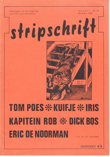 Stripschrift 4 - Tom Poes, Kuifje, Softcover (Stripstift)