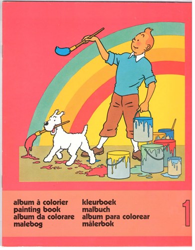 Kuifje - Diversen 1 - Kuifje Kleurboek, Softcover (Casterman)