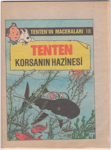 Kuifje - Turks 18 - De schat van scharlaken Rackam - Korsanin Hazinesi, Softcover (MİLLİYET Gazete Eki)