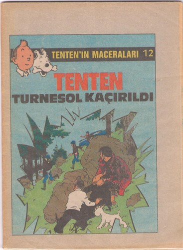 Kuifje - Turks 12 - De zaak Zonnebloem - Turnesol Kaçirildi, Softcover (MİLLİYET Gazete Eki)