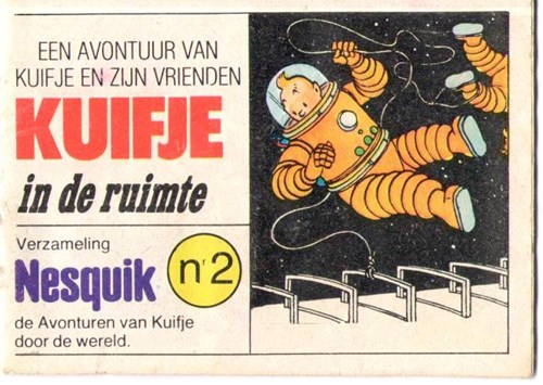 Kuifje - Reclame 2 - Kuifje in de ruimte - Tintin dans L'espace, Softcover (Nesquik)