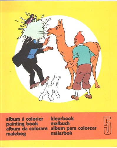 Kuifje - Diversen 5 - Kuifje Kleurboek - Tintin album a colorier, Softcover (Casterman)