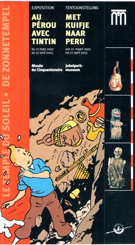 Kuifje - Diversen  - Kuifje - Folder tentoonstelling met Kuifje naar Peru, Softcover (Casterman)