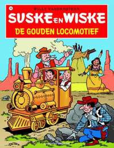 Suske en Wiske 162 - De gouden locomotief, Softcover, Vierkleurenreeks - Softcover (Standaard Uitgeverij)