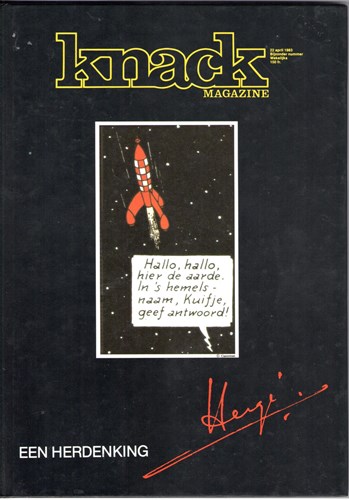 Kuifje - Diversen  - Knack magazine - Hergé een herdenking, Hardcover (VTU)