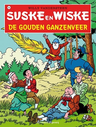 Suske en Wiske 194 - De gouden ganzeveer, Softcover, Vierkleurenreeks - Softcover (Standaard Uitgeverij)