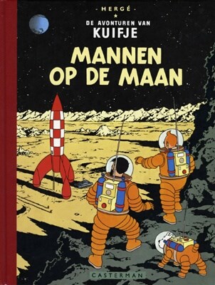 Kuifje 16 - Mannen op de maan, Hc+linnen rug, Kuifje - Facsimile kleur (Casterman)