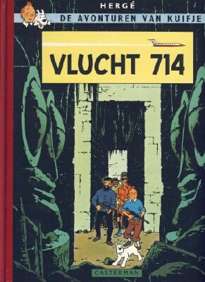 Kuifje 21 - Vlucht 714, Hc+linnen rug, Kuifje - Facsimile kleur (Casterman)