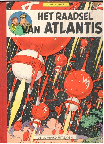 Lombard Collectie 37 / Blake en Mortimer - Lombard collectie  - Het raadsel van Atlantis, Hardcover, Eerste druk (1957) (Lombard)