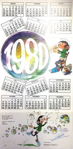 André Franquin - Collectie  - Blaas 366 dagen lang aan de mooiste en kleurrijkste zeepbel uit uw leven, Softcover (Dupuis)