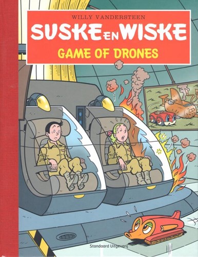 Suske en Wiske 337 - Game of Drones, Hc+linnen rug, Vierkleurenreeks - Luxe (Standaard Uitgeverij)