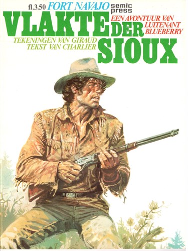 Blueberry - Semic uitgaven 8 - Vlakte der Sioux, Softcover, Eerste druk (1972) (Semic Press)