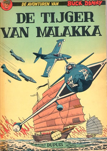 Buck Danny 19 - De tijger van Malakka, Softcover, Eerste druk (1959) (Dupuis)