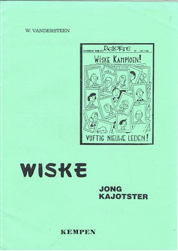 Suske en Wiske - Illegale uitgaven  - Wiske jong kajotster, Softcover (Kempen)
