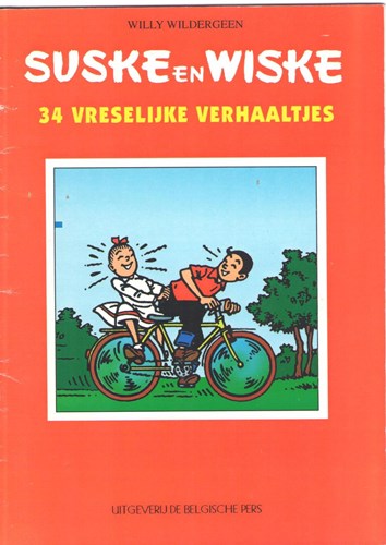 Suske en Wiske - Illegale uitgaven  - 34 vreselijke verhaaltjes, Softcover (Belgische Pers)