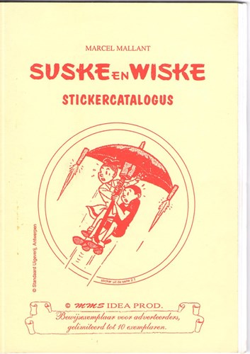Suske en Wiske - Diversen  - Suske en Wiske - Stickercatalogus, Softcover (Standaard Uitgeverij)