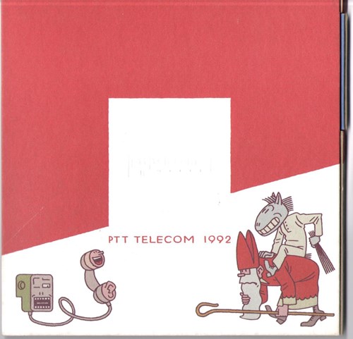 Joost Swarte - Collectie  - Vier telefoonkaarten 1992, Hardcover (PTT Telecom)