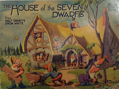 Walt Disney - Diversen  - The House of the Seven Dwarfs - Dean's Cut-Out Book, Softcover, Eerste druk (1938) (Dean & Son)