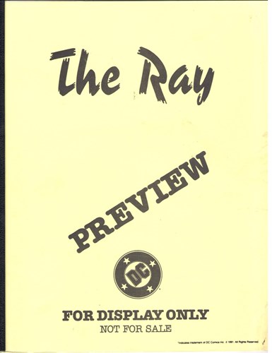 DC - Preview  - The Ray, Persdossier (DC Comics)