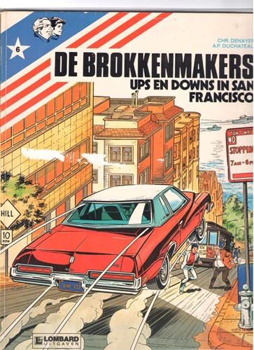 Brokkenmakers, de 6 - Ups en downs in San Francisco, Softcover + Dédicace (Lombard/Albracht)