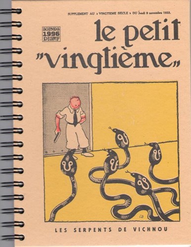 Kuifje - Agenda  - Kuifje agenda 1996 Le petit vingtième , Softcover (Moulinsart)