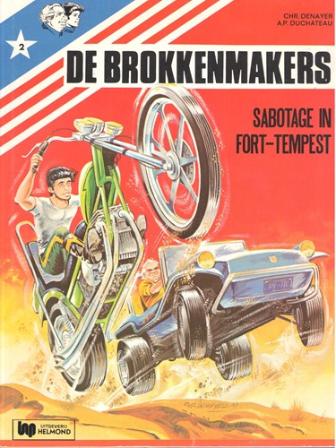 Brokkenmakers, de 2 - Sabotage in Fort-Tempest, Softcover, Eerste druk (1977) (Helmond)