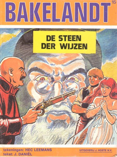 Bakelandt - Hoste Ongekleurd 15 - De Steen der Wijze, Softcover, Eerste druk (1982) (J. Hoste)