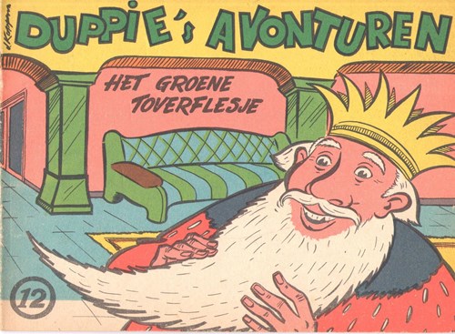 Duppie 12 - Het groene toverflesje, Softcover (NGV)