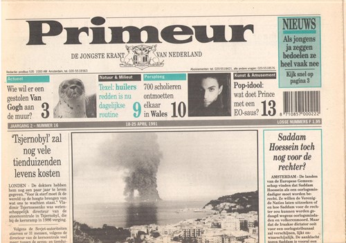 Primeur 16 - Primeur - De jongste krant van Nederland, Softcover (Weekbladpers)