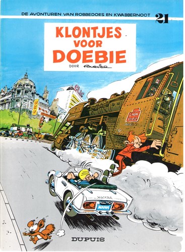 Robbedoes en Kwabbernoot 21 - Klontjes voor Doebie, Softcover (Dupuis)