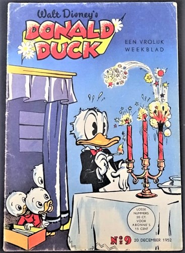 Donald Duck - Een vrolijk weekblad 1952 9 - Jaargang 1952 - deel 9, Softcover, Eerste druk (1952) (De Geïllustreerde Pers)